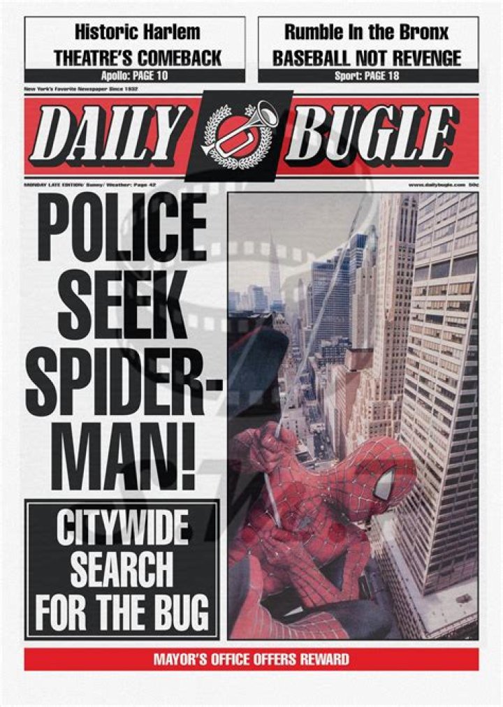 Image of the Daily Bugle in Fortnite.