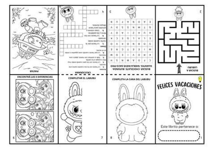 Libro de actividades para beb&eacute;