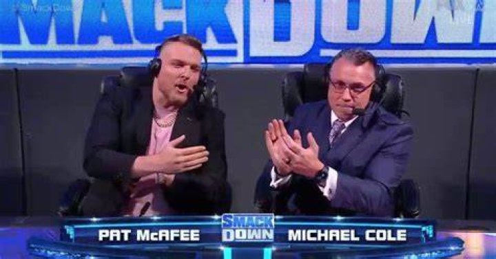 Pat McAfee Michael Cole WWE RAW